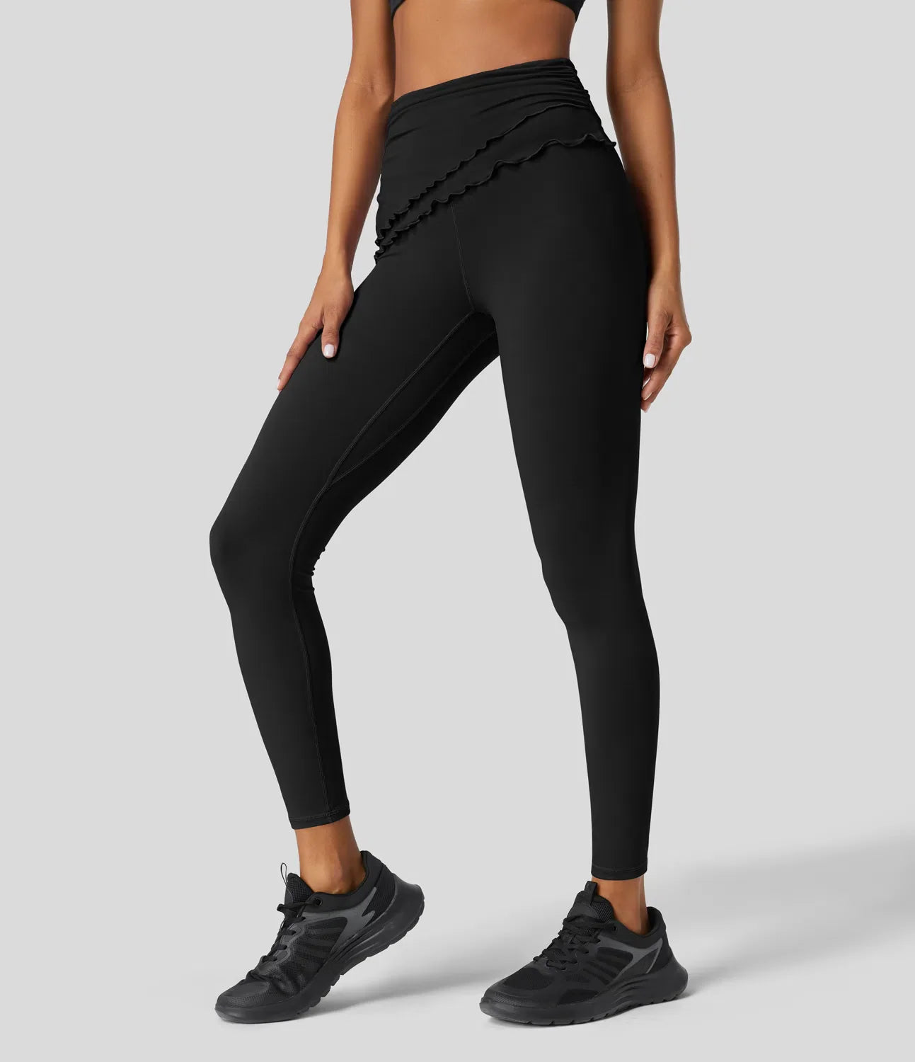 Foldover Trim Leggings