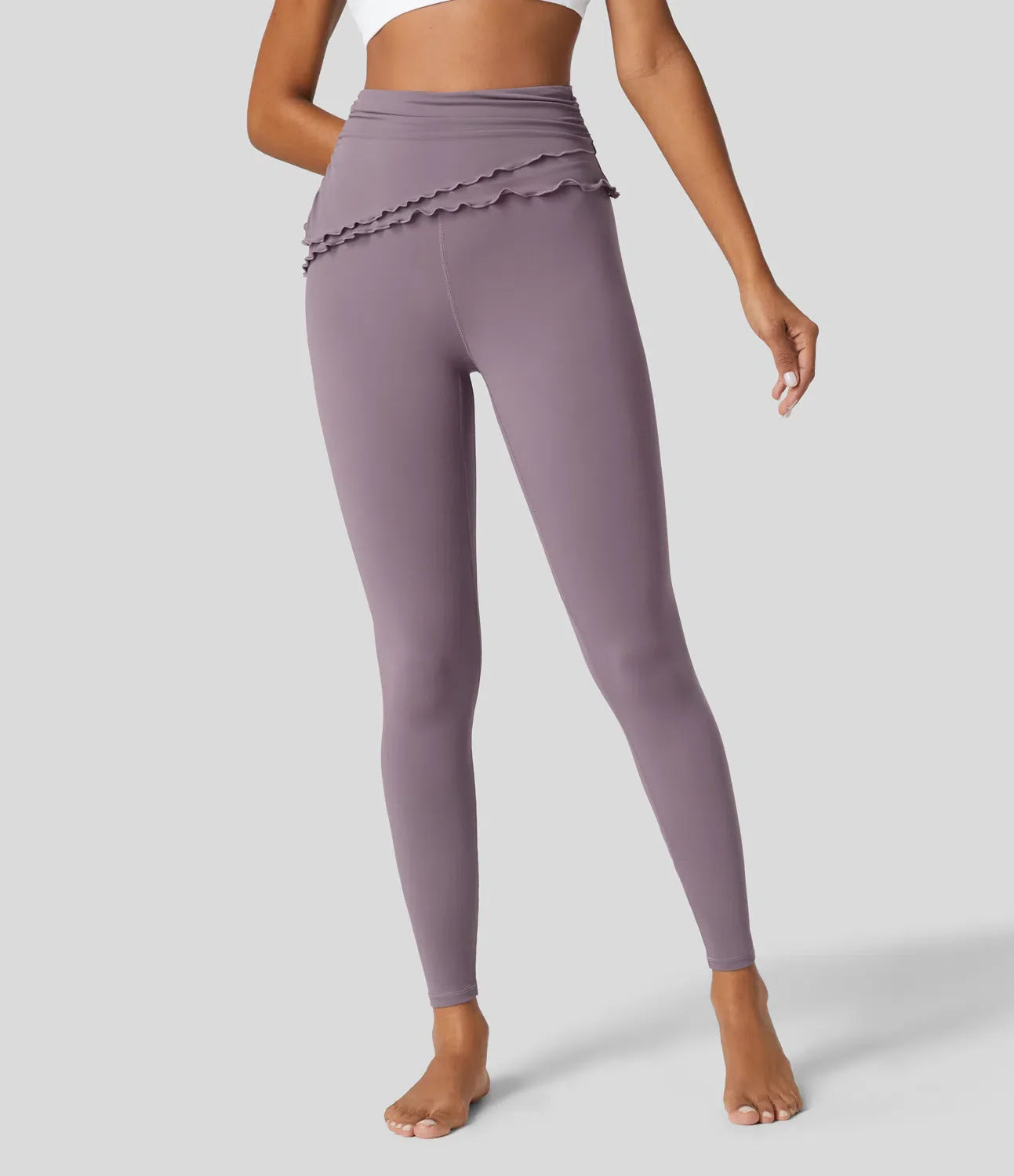 Foldover Trim Leggings