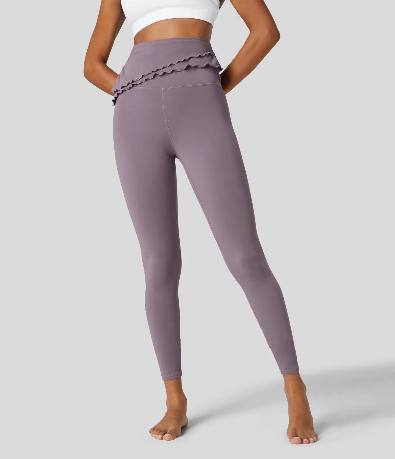 Foldover Trim Leggings