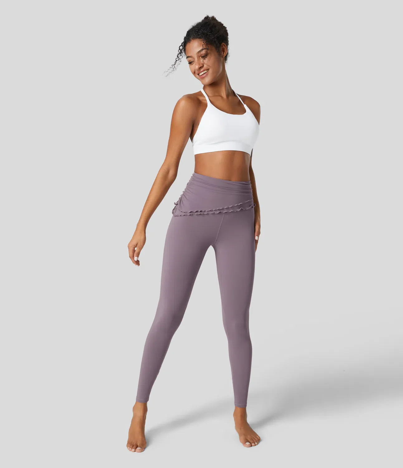 Foldover Trim Leggings