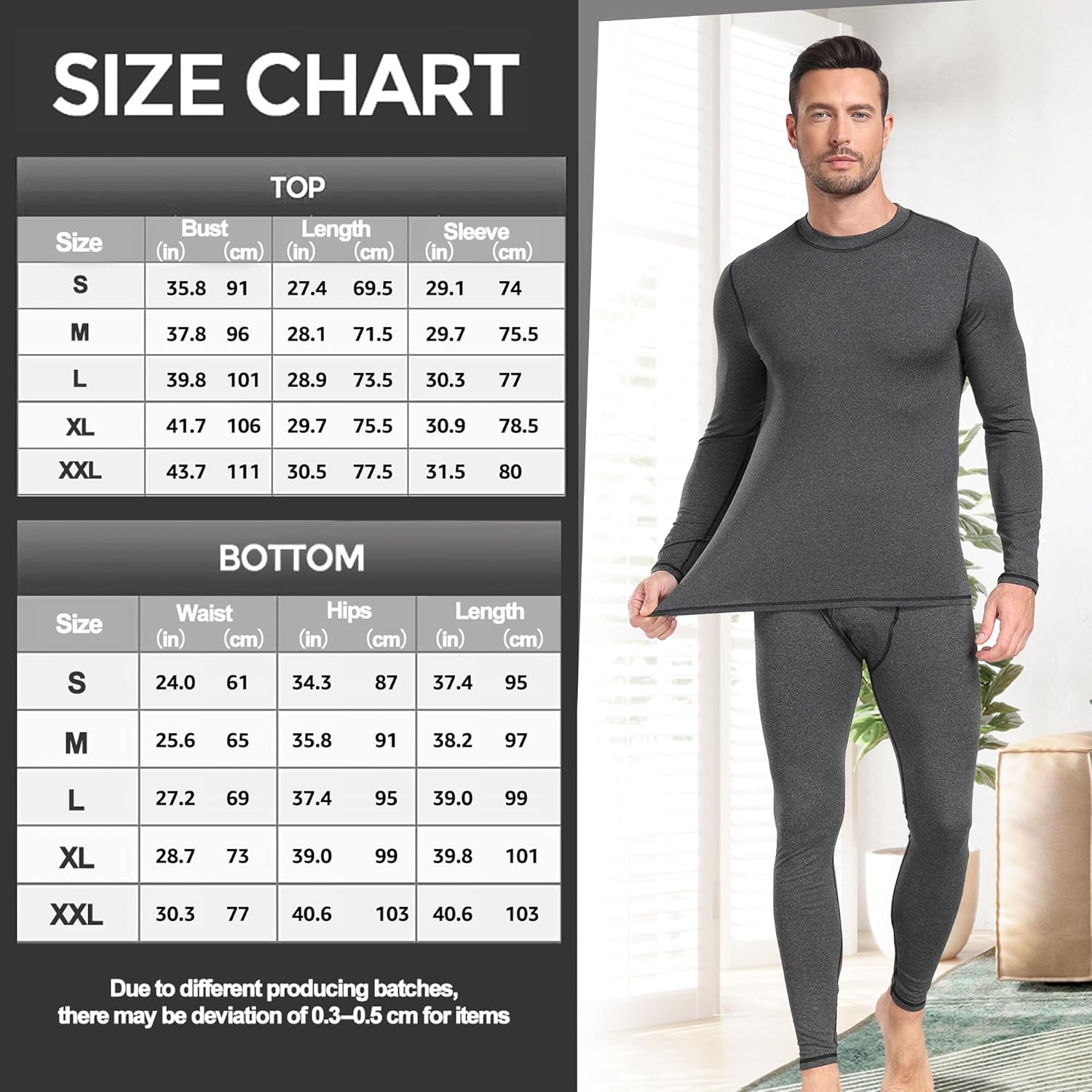 Men's Thermal Underwear Set