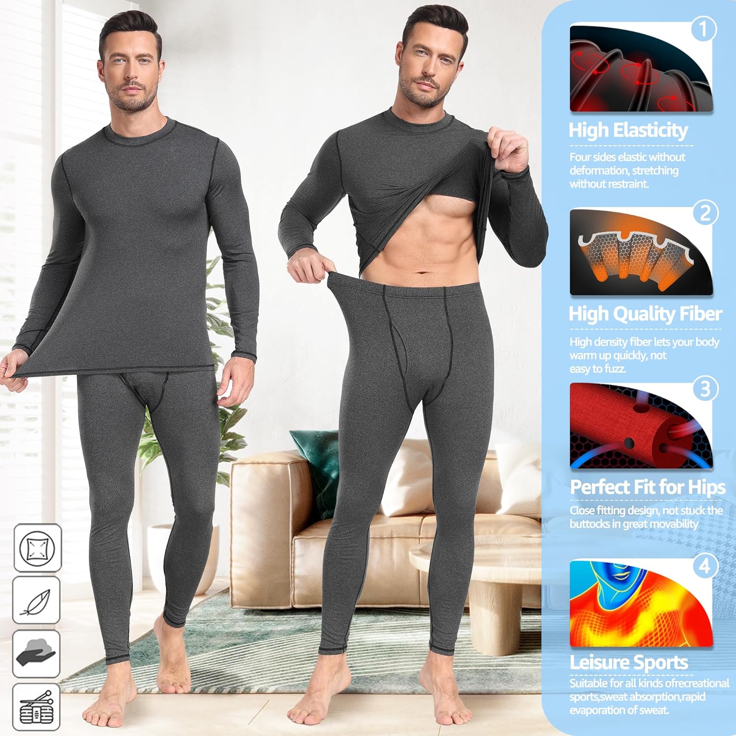 Men's Thermal Underwear Set