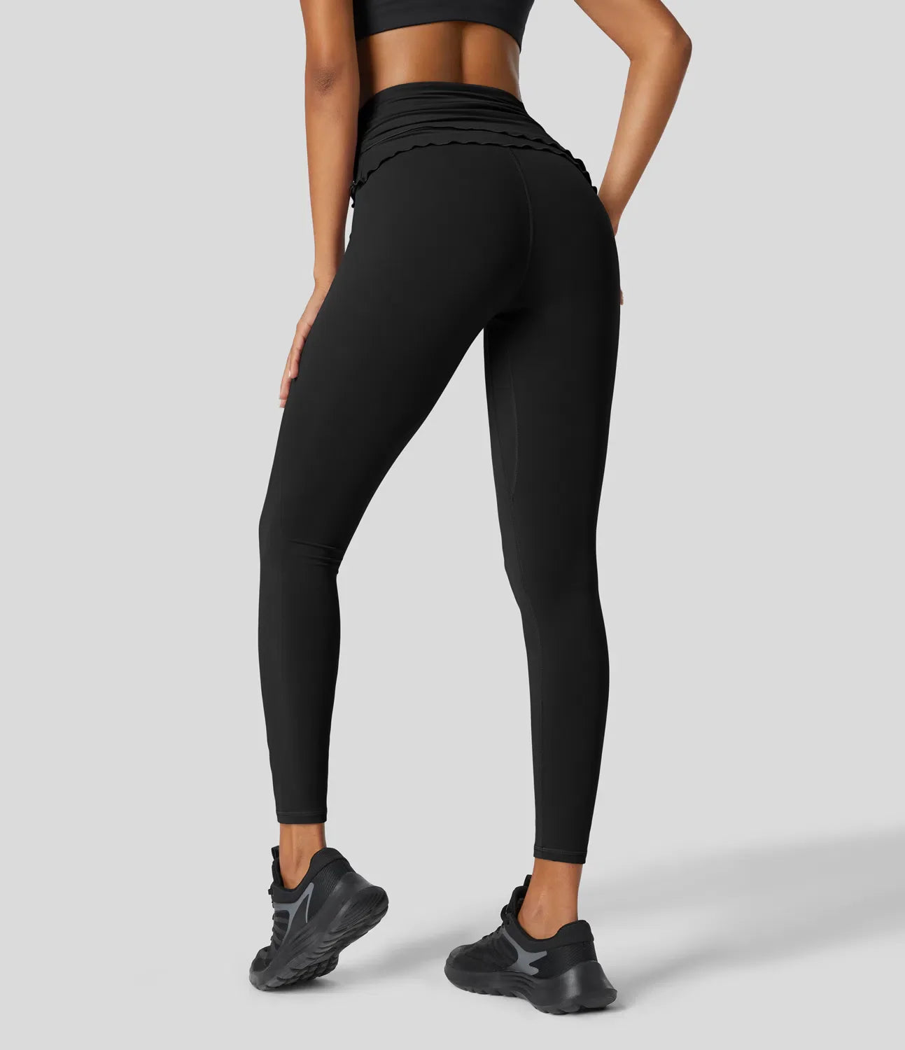 Foldover Trim Leggings